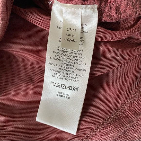 Free People Mauve Pink Boulevard Tank with Bow Tie Straps Size M - Picture 7 of 8